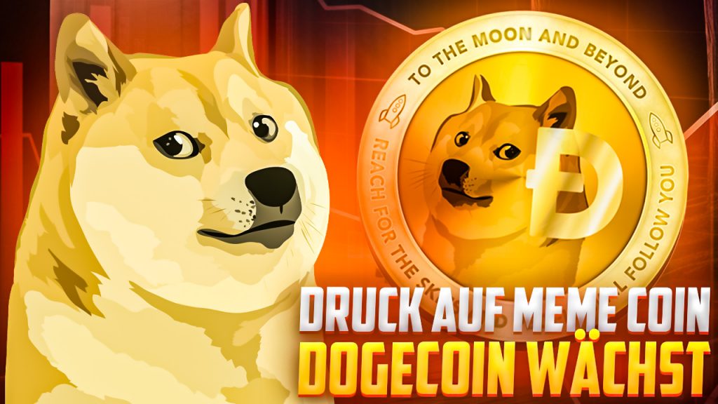 Druck auf Meme Coin Dogecoin wächst