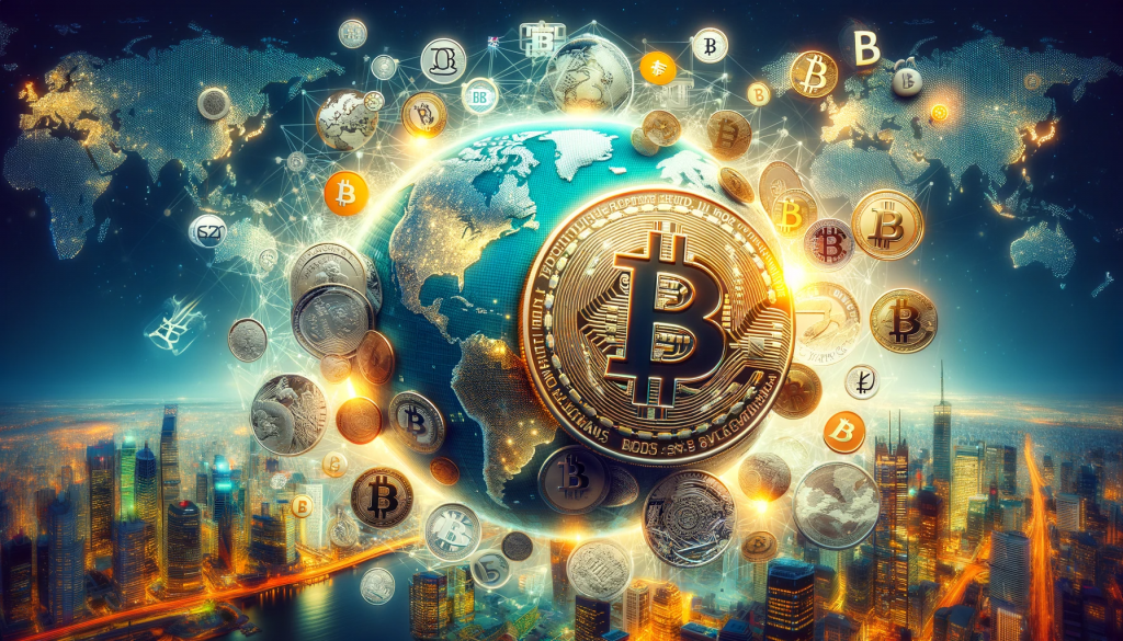 Kryptowaehrungen wie Bitcoin koennten zu internationalen Währungen werden