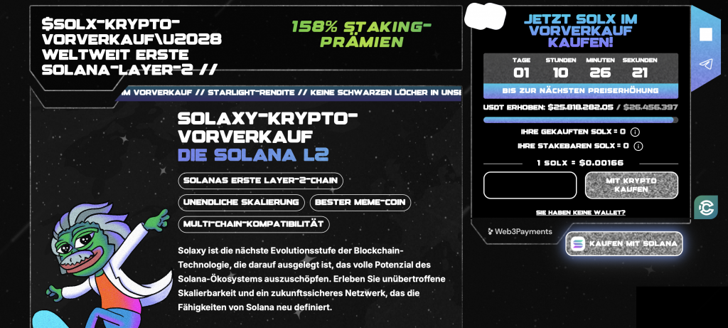 Solaxy Website 