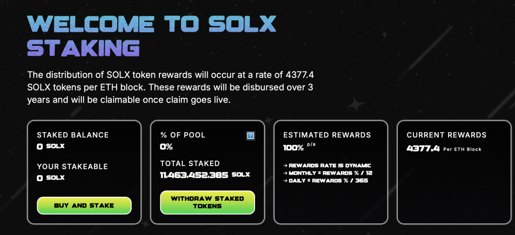Staking Dashboard