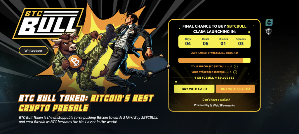 BTC Bull Token Website 