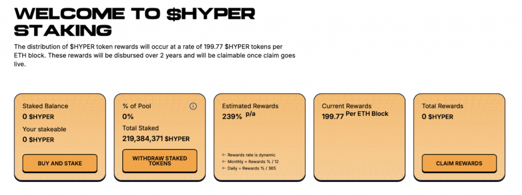 hyper staking