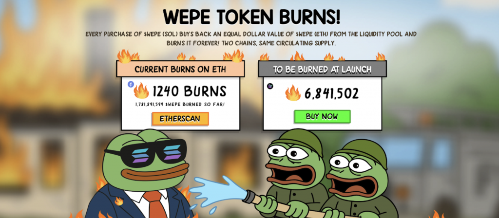 wepe burn