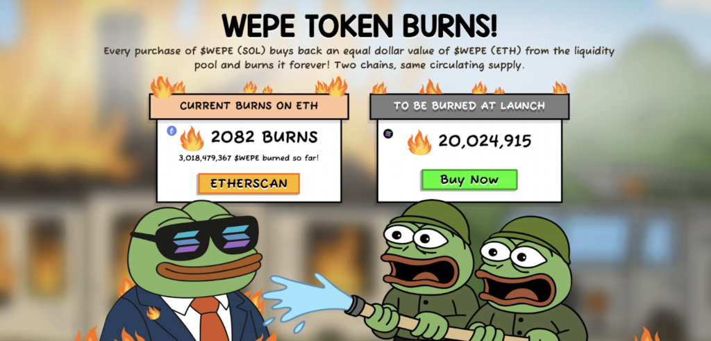 wepe burn