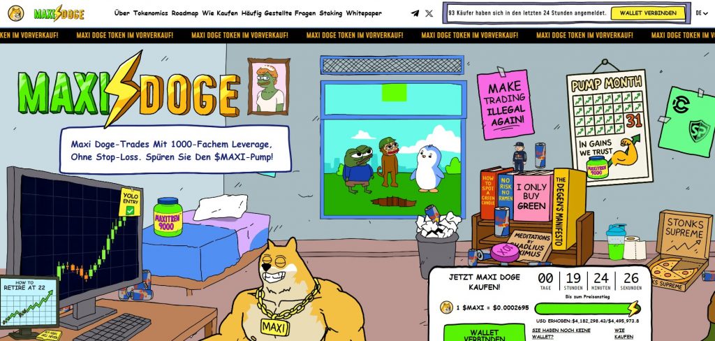 Maxi Doge (MAXI) liefert eine klare Presale-Metrik, und der Markt reagiert auf Zahlen