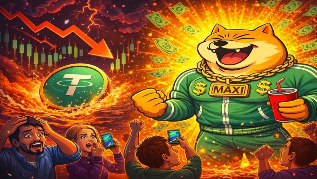 Tether (USDT) Kurs Prognoss Januar 2026: USDT wackelt, Maxi Doge (MAXI) triggert plötzlich FOMO